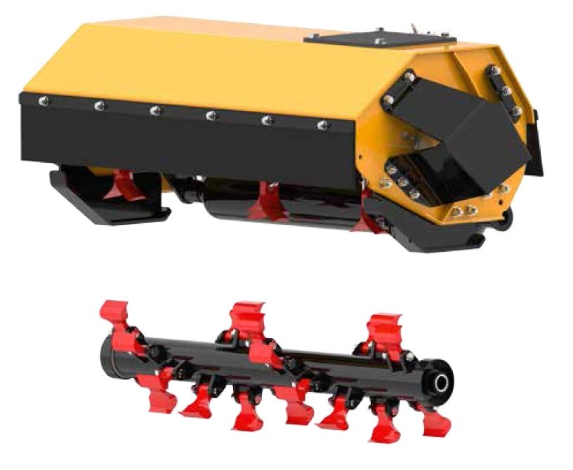 Tocator vegetatie - Excavator T3 90 - miniexcavator 2,5 - 5 t.